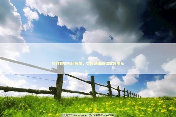如何有效挽回感情，实用建议助你重建关系