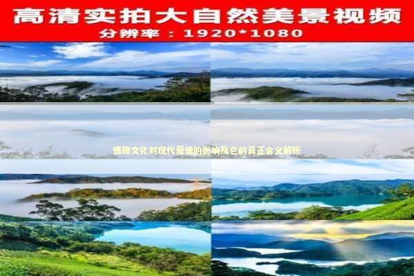 情降文化对现代爱情的影响及它的真正含义解析