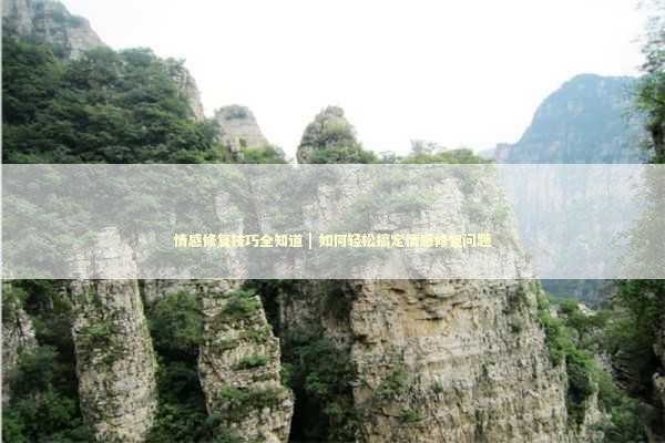 情感修复技巧全知道 | 如何轻松搞定情感修复问题