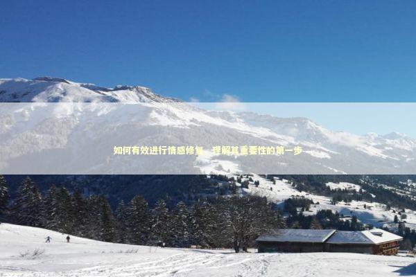 如何有效进行情感修复，理解其重要性的第一步