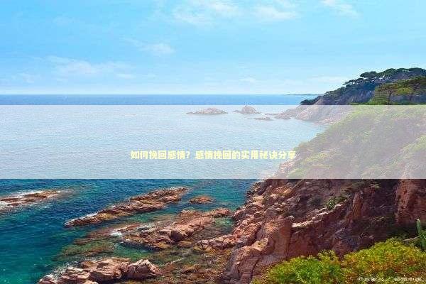 如何挽回感情？感情挽回的实用秘诀分享