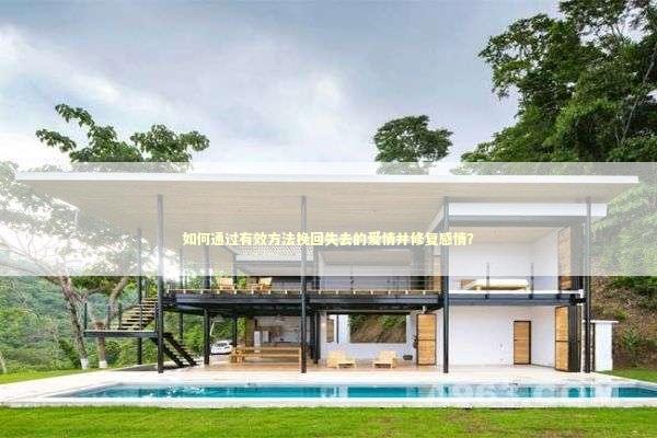 如何通过有效方法挽回失去的爱情并修复感情？