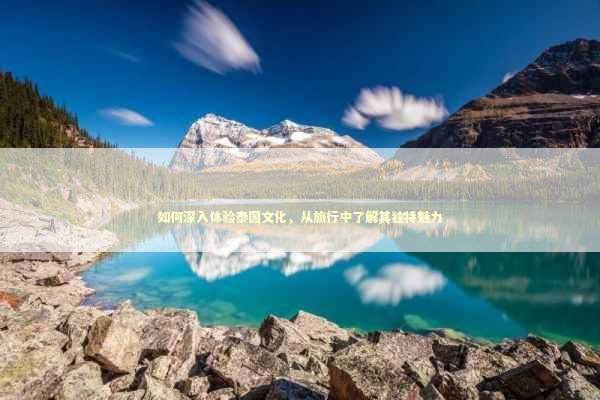 如何深入体验泰国文化，从旅行中了解其独特魅力